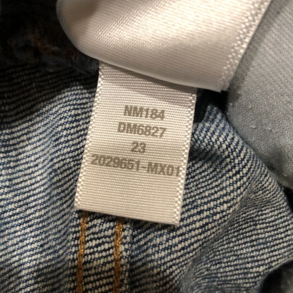 Madewell The Perfect Vintage Jeans Size 23 Distressed Blue Denim - Picture 11 of 12